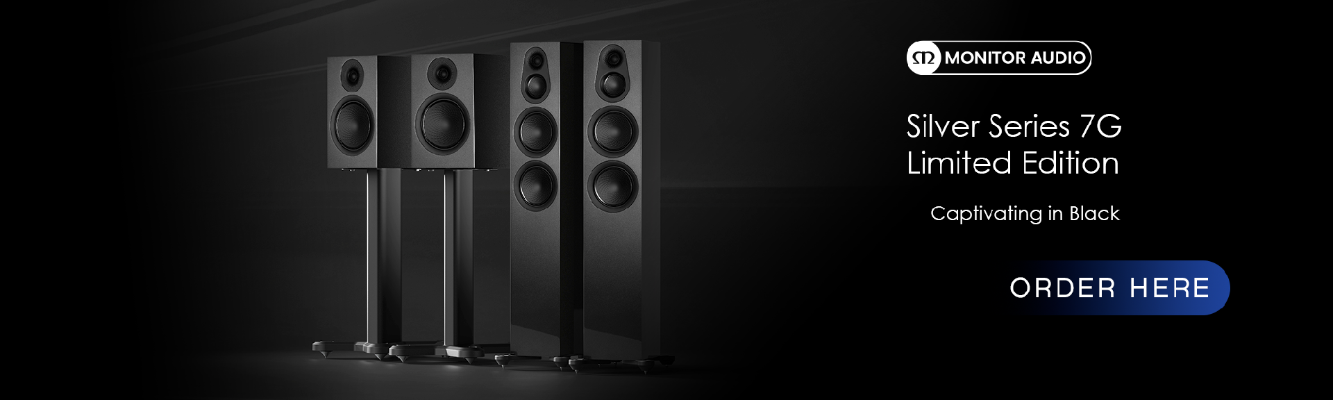 Monitor Audio Silver Series 7G Limited Edition in Black